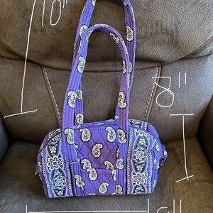 Vera Bradley Purple Paisley Women's Bag
